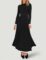 ZESICA Women’s Long Sleeve Sweater Dress Fall Crewneck Ribbed Knit Pleated A-Line Maxi Wedding Guest Dresses