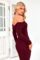 PRETTYGARDEN Women’s Winter Sweater Dress Long Sleeve Off Shoulder Slit Maxi Bodycon Cocktail Party Dresses