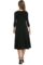 HOTOUCH Women’s 3/4 Sleeve A-line and Flare Midi Long Dress