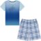 Boys Pajamas Set- 4-Piece Summer PJs Short Sleeve Tee & Shorts, Boys’ Sleepwear, Teens Kids Pajama Sizes 5-20