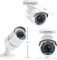 ZOSI 2MP 1080p Security Camera,4-in-1 TVI/CVI/AHD/CVBS Surveillance Bullet Camera Indoor Outdoor,Night Vision,Work for 960H,720P,1080P analog CCTV DVR