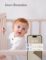 nooie Baby Monitor WiFi Smartphone, Baby Monitor with Camera and Audio 2.4GHz, Motion and Sound Detection, 2K HD Night Vision, Two-Way Audio, SD or Cloud Storage, Compatible with Alexa and Google