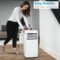 Midea 8,000 BTU ASHRAE (5,300 BTU SACC) Portable Air Conditioner, Cools up to 175 Sq. Ft., with Dehumidifier & Fan mode, Easy- to-use Remote Control & Window Installation Kit Included