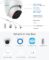 REOLINK 4K Outdoor Cameras for Home Security, IP PoE Dome Surveillance Camera with Human/Vehicle/Pet Detection, 25FPS Daytime, Work with Smart Home, Up to 256GB microSD Card, RLC-820A (Pack of 2)