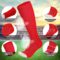 2 Pairs Baseball Soccer Softball Socks for Youth Adult Over-the-Calf Knee High Socks for Boy Girl