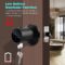 Fingerprint Door Knob, FITNATE Smart Fingerprint Lock with Tuya App Control,255 Users,Password Management, Anti-Slip Handle Door Knob for Bedroom,Home,Hotel,Office