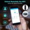 Fingerprint Door Knob, FITNATE Smart Fingerprint Lock with Tuya App Control,255 Users,Password Management, Anti-Slip Handle Door Knob for Bedroom,Home,Hotel,Office