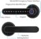 Fingerprint Smart Lock, Touchscreen Room Door Lock, Phone App Digital Lever Lock, Bluetooth Door Knob, Keyless Entry Front Door Lock with Keypad, for Home & Hotel & Office & Interior Door