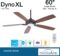 MINKA-AIRE F1001-ORB Dyno XL 60″ Ceiling Fan with LED Light & Remote, Oil Rubbed Bronze