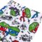 Teenage Mutant Ninja Turtles Boys’ 4-Piece Snug-fit Cotton Pajama Set, Soft & Cute for Kids, TURTLE POWER, 4T