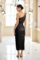 GRACE KARIN Women Sleeveless One Shoulder Sequin Dress Sparkly Glitter Wrap Dress Cocktail Wedding Maxi Dresses with Slit
