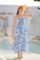 GRACE KARIN Women’s 2025 Summer Maxi Dress Floral Tie Front Spaghetti Strap Casual Boho Beach Flowy Sundress with Pockets