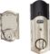 SCHLAGE BE479AA V CAM 619 Satin Nickel Sense Smart Deadbolt with Camelot Trim
