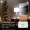 GE CYNC Smart Plug, Indoor Bluetooth and Wi-Fi Outlet Socket, Works with Alexa and Google, Great Christmas Gifts for Men, Holiday Gift for Women, Perfect Dad Gifts (1 Pack)