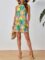 Floerns Women’s Sleeveless Floral Print Sundress Halter Neck A Line Short Dress