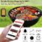 Meat Thermometer, Bluetooth Meat Thermometer for Grilling Digital BBQ Cooking with 6 Probes, APP/Timer/Alarm Monitor Food Thermometers for Smoker Barbecue Oven Kitchen Turkey