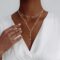 Luxval Lariat Silver Necklace for Women, Dainty Long Necklace Silver Y-Shaped Pendant Necklaces Trendy Beaded Chain Drop Necklaces Jewelry for Women Gifts
