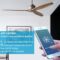 Smart WiFi Ceiling Fan Remote Control Kit, Universal Fan Remote, Controlled by Remote/WiFi/Voice, 3 Speeds 12 Timing, Compatible with Alexa, Google Assistant, Smart Life App, No Hub Required