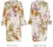 CUPSHE Women Mini Summer Dress Cover Up Oversize Floral Shirt 3/4 Sleeve Cuff Tie Button Down Beach Dresses Cover Up Top