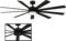 Wynd XL Smart Indoor and Outdoor 9-Blade Ceiling Fan 72in Matte Black with 3000K LED Light Kit and Remote Control works with Alexa, Google Assistant, Samsung Things, and iOS or Android App