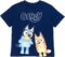Bluey T-Shirt and Mesh Shorts Outfit Set Infant to Big Kid Sizes (12 Months – 10-12)