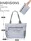 Beach Bag-Waterproof Sandproof Beach Totes with zipper Large Capacity Foldable for Women