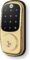 Yale Assure Lock with Z-Wave – Smart Touchscreen Deadbolt -Works with Ring Alarm, Samsung SmartThings, Wink and More (Hub Required, Sold Separately) – Polished Brass
