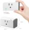 SONOFF S31 Lite 15A WiFi Smart Plug ETL Certified, Smart Socket Outlet Timer Switch, Compatible with Alexa & Google Home, IFTTT Supporting, No Hub Required,2.4 Ghz WiFi Only 4-Pack