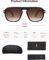 SOJOS Retro Aviator Polarized Sunglasses for Men Women Trendy Vintage Square Pilot Mens Shades SJ2370