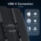 14’’ Triple Laptop Screen Extender, 1080P FHD Portable Dual Monitor for Laptop USB C HDMI, Plug-Play Monitor Extender for Triple Display for Mac/Windows, Fit 13”-17.3” Laptops