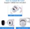Outdoor PTZ WiFi IP Security Camera 1080P Home Surveillance Camera Pan/Tilt Two-Way Audio Motion Detection Color Night Vision Auto Tracking CamHiPro APP AT-200DW