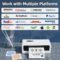 Jiose Shipping Label Printer – 4×6 Desktop Thermal Label Printer for Small Business – Compatible with MacOS Windows