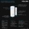 YoLink LoRa Smart Door Sensor Starter Kit: Hub & (2) Door Sensors – Up to 1/4 Mile Open-Air Range, Door Left-Open Reminders, up to 5 Year Battery Life, Alexa, IFTTT, Home Assistant