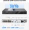 ONWOTE NVR PoE Security Camera System 4K, 16 Channel 6K 12MP Commercial NVR 4TB, 8X 8MP 134° Wired Outdoor IP Cameras with Audio, AI Detection, 8X Cables (Total 480ft), CCTV Kits for Home Businesses