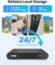 ZOSI C220 8CH 4MP QHD 2.5K PoE Home Security Camera System, 8CH 5MP 3K NVR with 2TB HDD for 24/7 Record, 8 x 4MP(1440p) Dome IP Cameras Outdoor Indoor, Smart AI Human Detection, Two-Way Audio