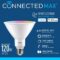 Cree Lighting Connected Max Smart Led Bulb Par38 Outdoor Flood Tunable White + Color Changing, 2.4 Ghz, Works with Alexa and Google Home, No Hub Required, Bluetooth + WiFi, 1Pk