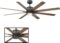 Renegade Smart Indoor and Outdoor 8-Blade Ceiling Fan 66in Oil Rubbed Bronze Barn Wood with 3000K LED Light Kit and Remote Control works with Alexa, and iOS or Android App