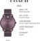 Coach Elliot Women’s Watch | Modern Elegance with Iconic Tea Rose Detail | Chic Timepiece for Everyday Wear | Ideal Gift for Her | Water-Resistant | 36 mm