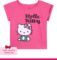 Hello Kitty Girls Legging Set – 2 Piece Printed T-Shirt and Cozy Matching Leggings for Girls (2T-12)
