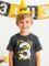 Boy 2-4 Year Birthday Shirt Cotton Construction Theme Party Short Sleeve T Shirts Excavator Top Tees