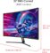 Sceptre 32-inch Curved Gaming Monitor Overdrive up to 240Hz DisplayPort 165Hz 144Hz HDMI AMD FreeSync Build-in Speakers, Machine Black (C325B-185RD)