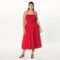 The Drop Women’s Florencia Smocked Bodice Linen Maxi Dress