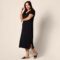 Amazon Essentials Women’s Jersey V-Neck Short Sleeve Midi Length Dress