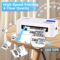 Bluetooth Thermal Shipping Label Printer, Wireless 4×6 Label Printer for Small Business, Compatible with Android, Windows, iPhone, Mac, Widely Used for Amazon, Shopify, Ebay, USPS, Etsy,FedEx (White)