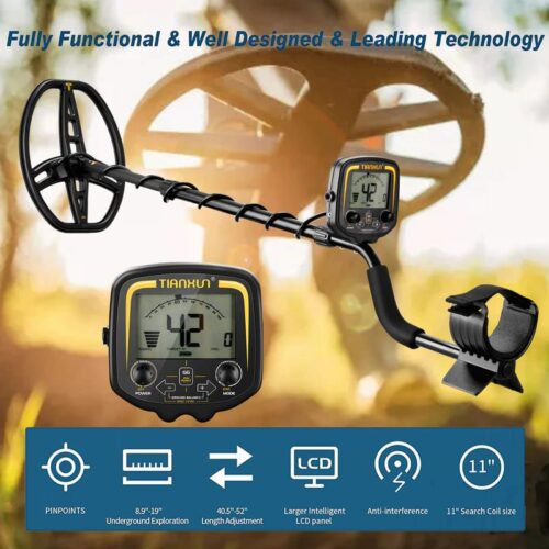 2023 TX-850 Professional Metal Detector Underground Depth 2.5m Scanner Search Finder Gold Detector Treasure Hunter Pinpointer