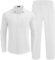 COOFANDY Men’s 2 Piece Linen Sets Casual Long Sleeve Button Down Cuban Shirt and Loose Pants Set Beach Vacation Outfits