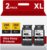260XL Black Compatible Ink Cartridge Replacement for Canon 260 PG260 PG-260 XL Black Ink for TR7020 TR7020a TR7022 TS6420 TS6400 TS5300 TS5320 TS6420a Printer,PG260XL BK 2-Pack