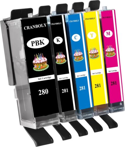 280XL 281XL 280 XL 281 XL Ink Cartridges for Printer TS702 TS702a Work with PIXMA TS6120 TS6220 TS6320 TS8120 TS8220 TS8320 TR7520 TR8520 TR8620 TS9120 TS9520 TS9521C