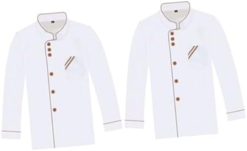 2pcs Costumes for Men for Cooking Black Outfit Shirts for Women Short Sleeved Shirts for Woman Baby Food