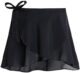 Domusgo Girls Women Ballet Skirts Adjustable Wrap Chiffon Dancewear for Competition Party Celebration Pink Black